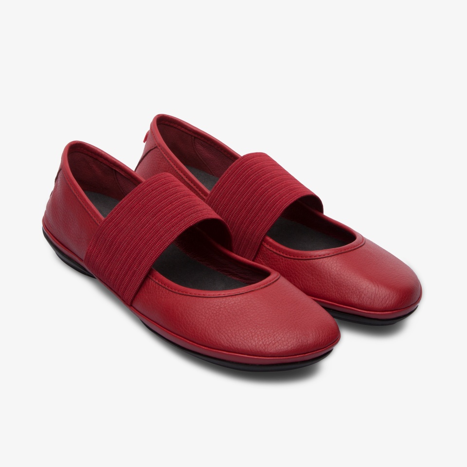 Camper Right Red - Camper Women's Ballerinas ||3428-CGKUY||